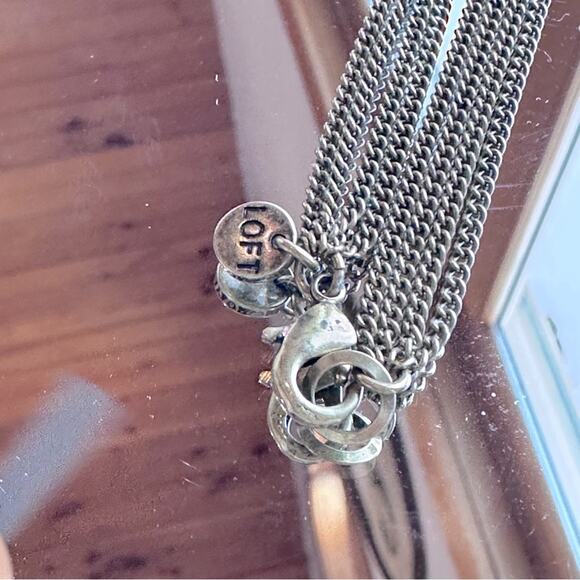 Loft - Rhinestone Jewel Pendant Statement Necklace - Picture 3 of 4